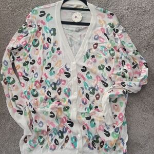 ODDY Multicolor Patterned Cardigan